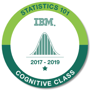 Matthew Bardeleben - Statistics 101 Certification Badge - IBM CognitiveClass_AI - Matty Bv3